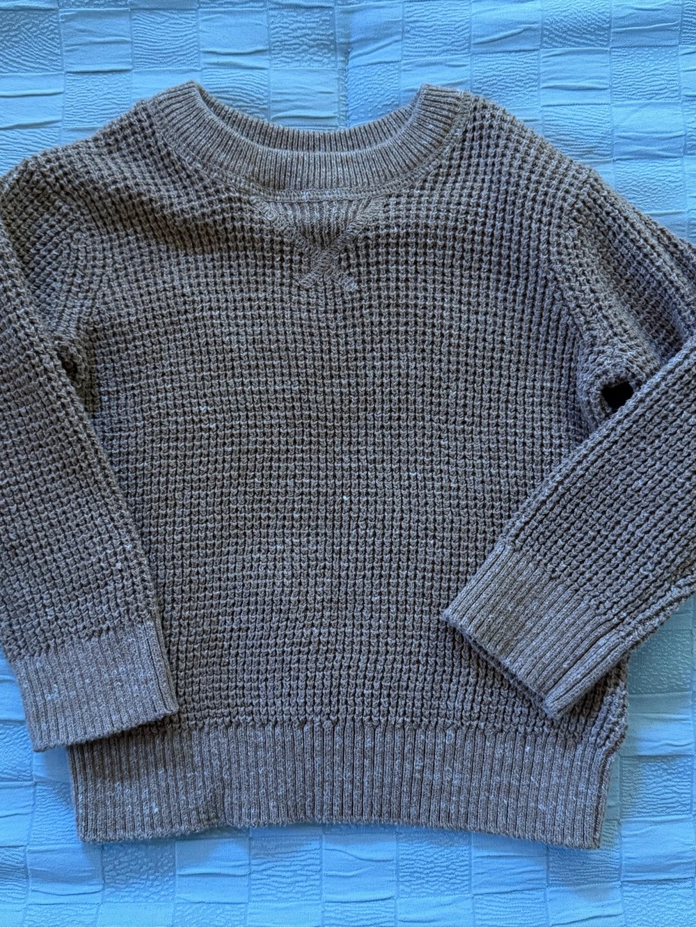 GAP Baby Knit Crewneck Sweater - Brown